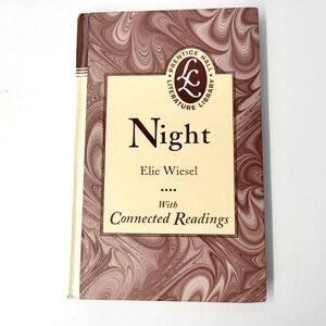 Night With Connected Readings Elie Wiesel Prentice Hall Brown HC Holocaust Book